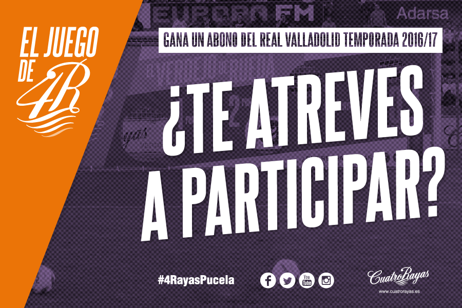 Consigue un Abono del Real Valladolid en las Finales de la Liga Cuatro Rayas Proam